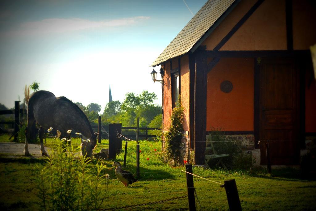 Bed and Breakfast Au Mesnil Le Bas Bray Bures-en-Bray Exterior foto